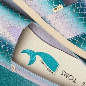 TOMS Iridescent Mermaid Slip-On Shoes